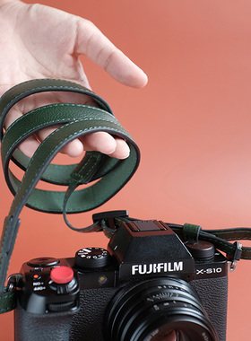真皮调节肩带适用于xm5索尼zve10相机背带挂绳xh2真皮肩带斜跨