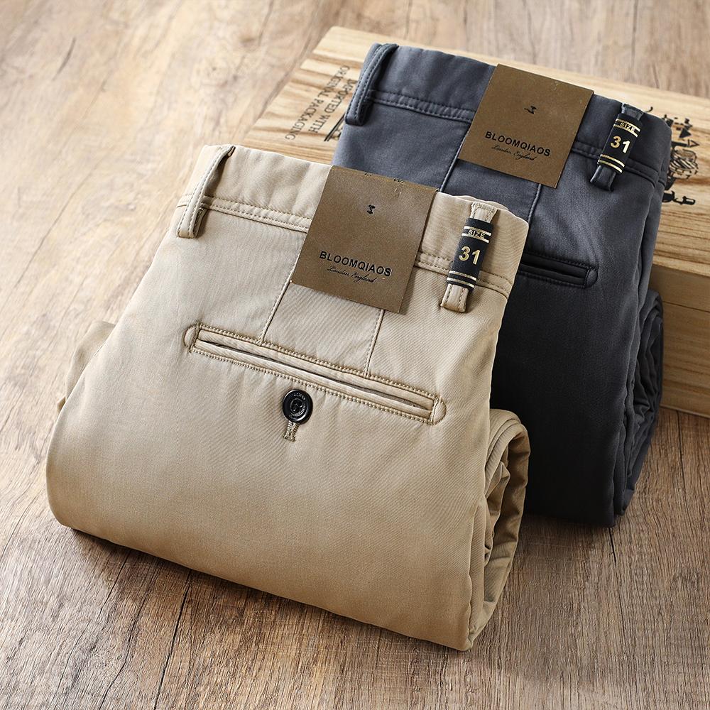 2024冬季新款加绒加厚休闲裤