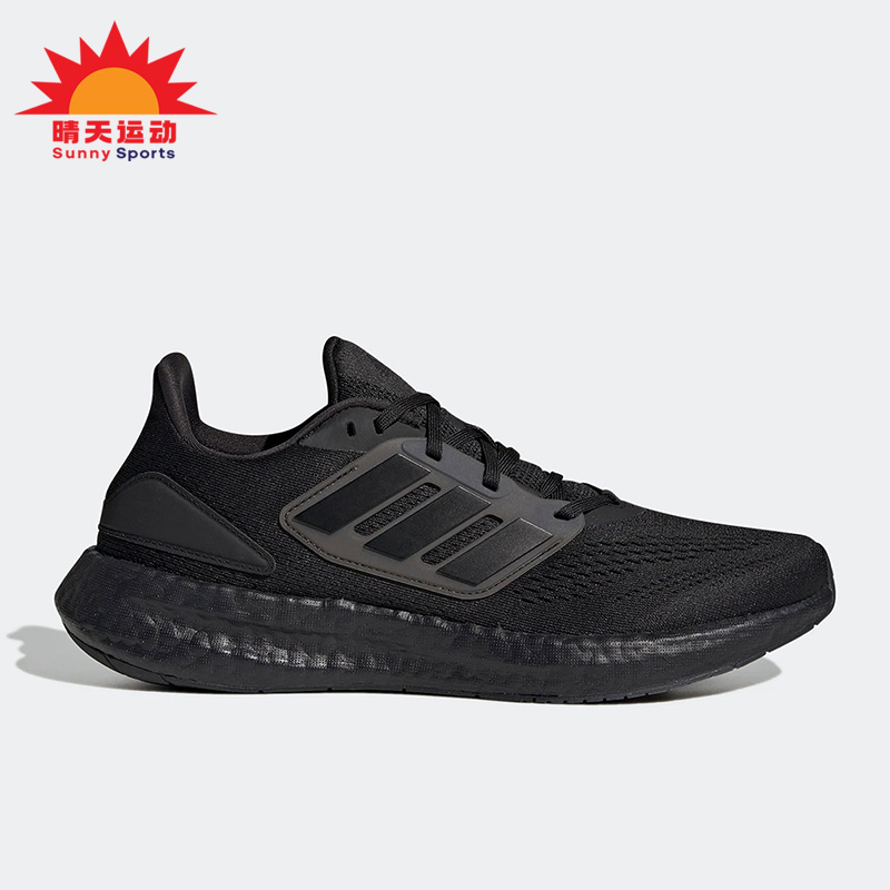 阿迪达斯男子黑武士轻便跑步鞋