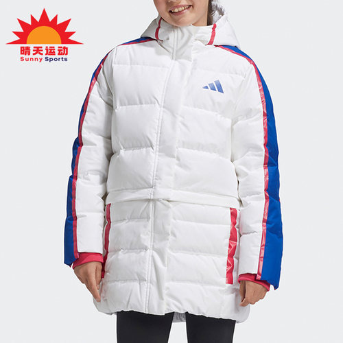 阿迪达斯大童休闲运动羽绒服