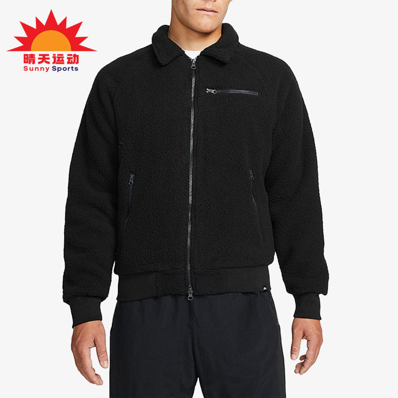 耐克保暖防风男休闲立领夹克外套