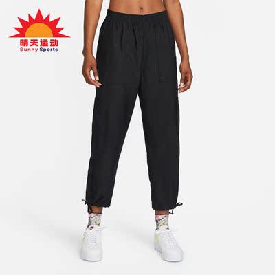 Nike/耐克正品夏季新款女子宽松透气梭织工装长裤DM6570-010