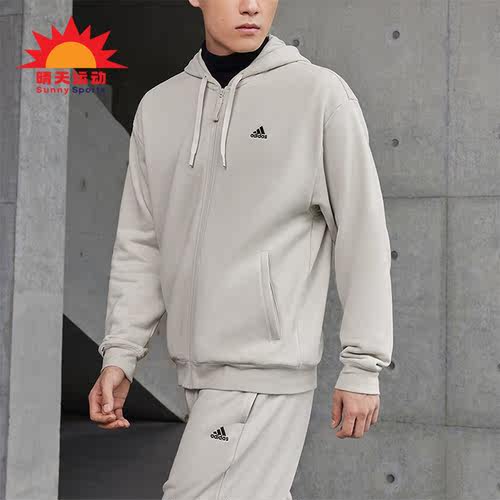 Adidas/阿迪达斯情侣款连帽外套