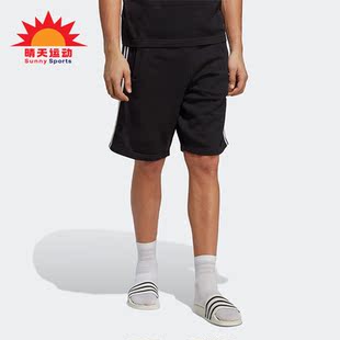 STRIPE Adidas 阿迪达斯正品 IA6351 SHORT透气男子运动短裤