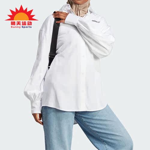 阿迪达斯三叶草女子款式运动衬衫