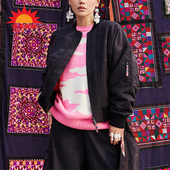 女士运动保暖棉服IX4219 三叶草龙年新款 Adidas 阿迪达斯正品