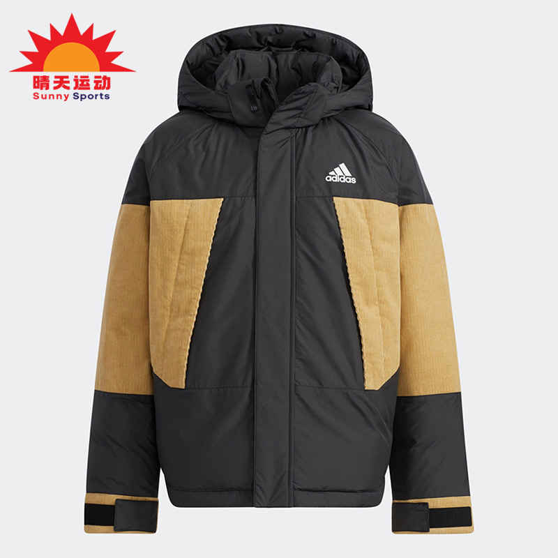 Adidas/阿迪达斯正品冬季新款大童运动保暖鸭绒羽绒服H45017