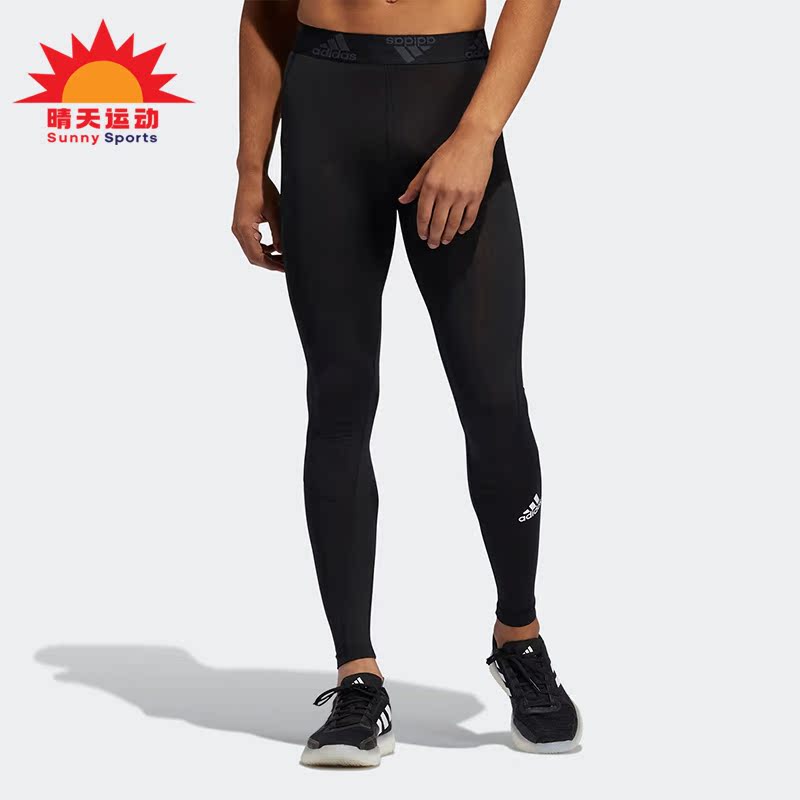 阿迪达斯男运动紧身裤长裤