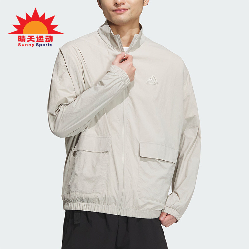 Adidas/阿迪达斯正品ST FL MH WV JKT男士运动梭织外套IT3955 - 实物图