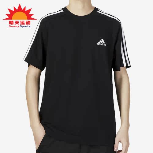 阿迪达斯正品男子运动短袖