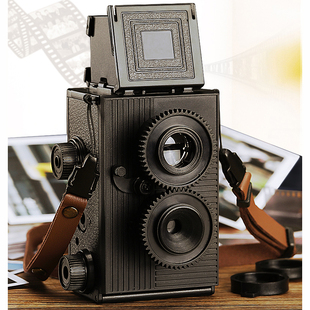 135胶卷傻瓜相机礼物 大人 第3代 科学双反相机 手工DIY拼装 组装