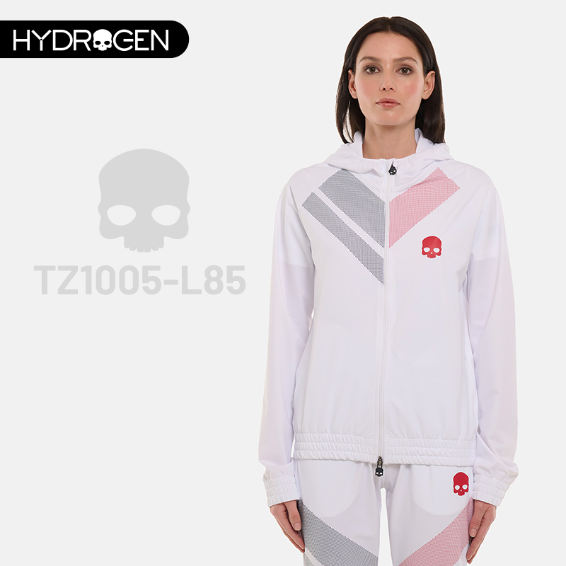 HYDROGEN 氢原子女士网球运动连帽衫休闲运动夹克外套速干 TZ1005