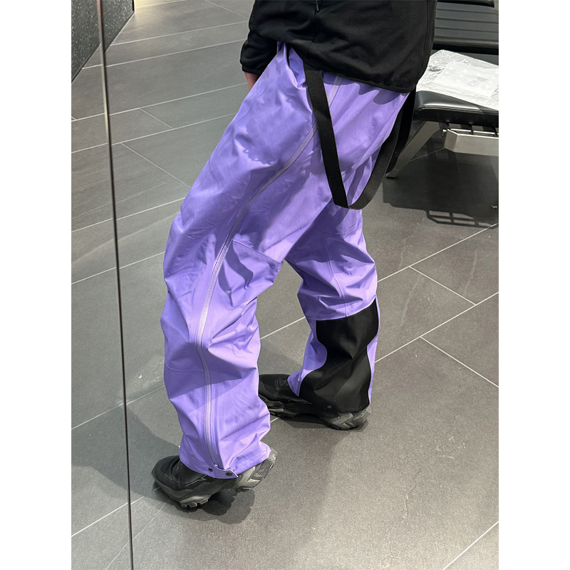 卡盛KSKM紫色户外运动冲锋裤