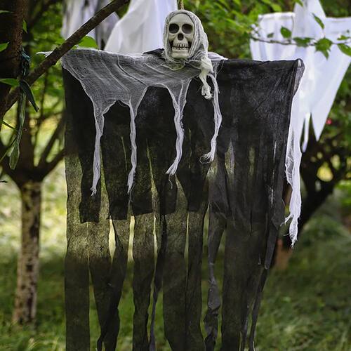 Halloween Decoration Skeleton Pendant,Hanging Ghost Skull Ga