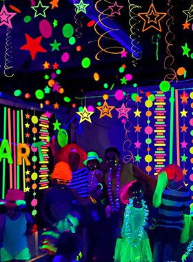 Neon Fluorescent Party Supplies Neon Balloon Glow in The