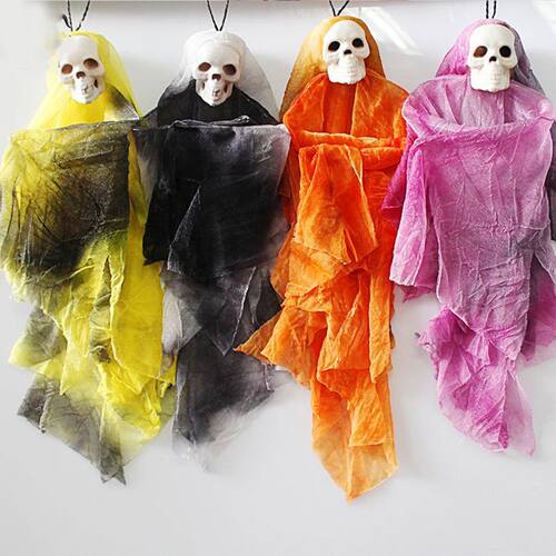 33x10cm Halloween Skull Hanging Ghost Death House Decoration