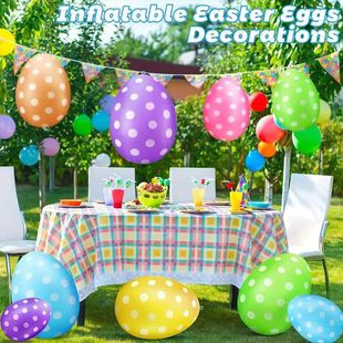 Easter Balloon Inflatable Giant Egg Easter Multifunction Orn