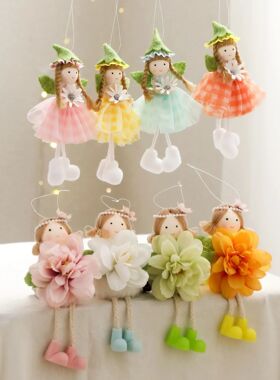 2025 Easter Long Legs Flower Fairy Angel Elf Rabbit Dolls Ho