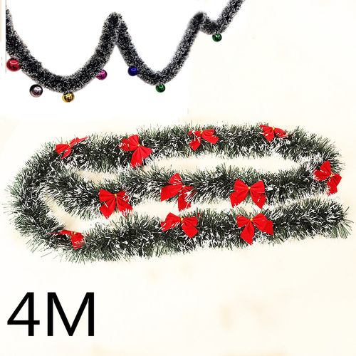 4M Christmas tree Grass garland decoration BarTops Ribbon Ga