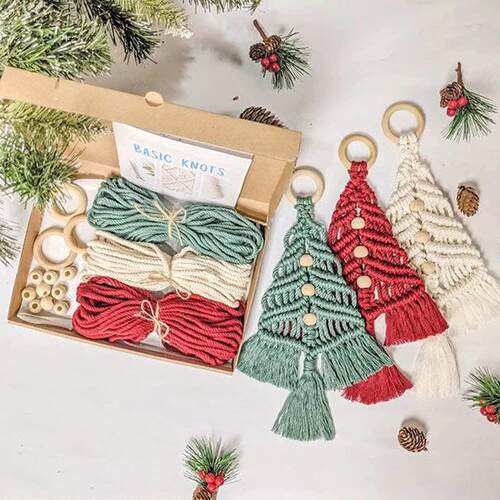 Christmas Tree Diy Kit Christmas Tree Handmade Cotton Rope W