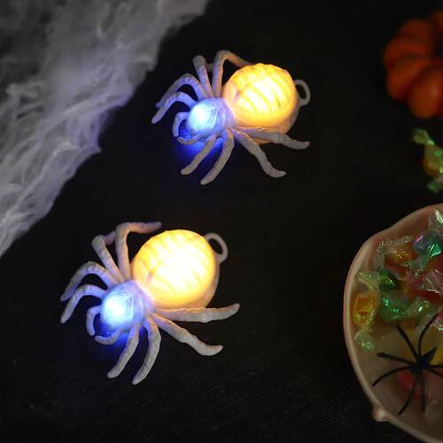 Halloween Decoration Eye Glowing Spider Lamp Party Decoratio