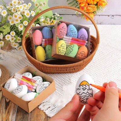 Easter Hand-painted Random Egg Graffiti Cartoon Bunny Eggs C