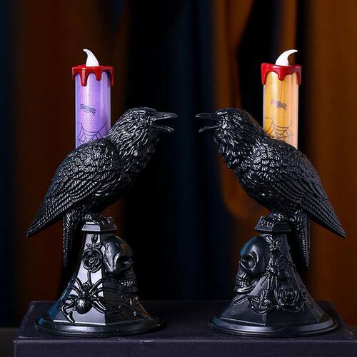 Halloween LED Spider Candle Lamp New Battery Powered TeaLamp