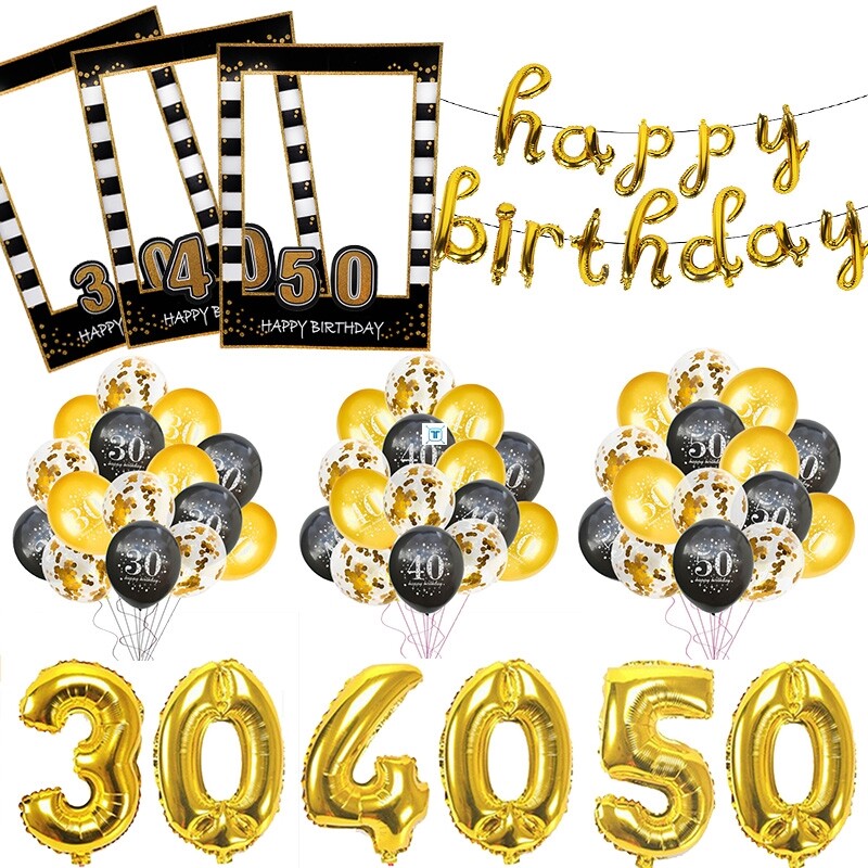 30th 40th 50th birthday party decorations adult balloon 30