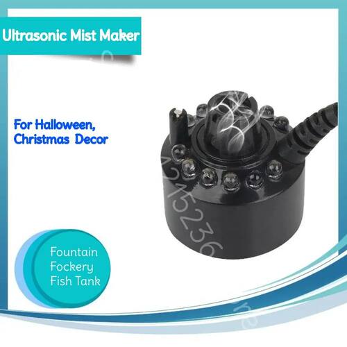 Ultrasonic Mist Maker Fogger Halloween Atomizer LED Pumpkin