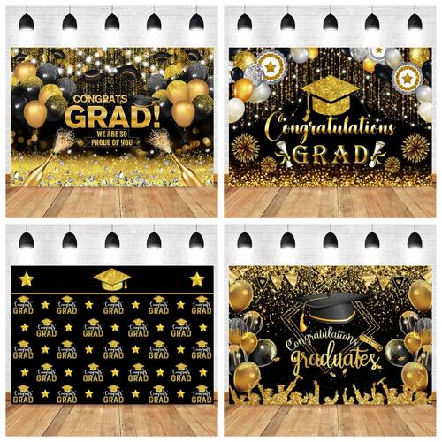 Happy Graduation Backdrop for Photo Class of 2025 Congrats G