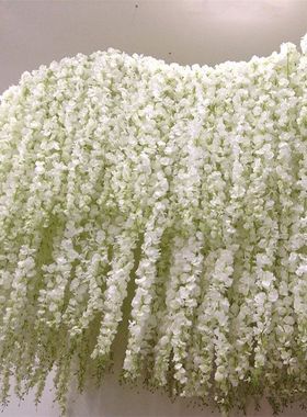 10PCS Artificial Wisteria Flowers Vine 29 Inch Long Tailing