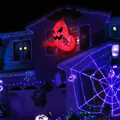 1.4m Halloween Inflatable Ghost Horror Window Ghost Foldable