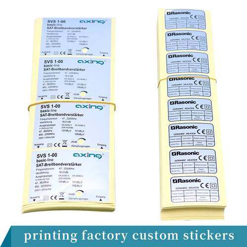100pcs LOGO Stickers White Label/Wedding Packaging sticker d