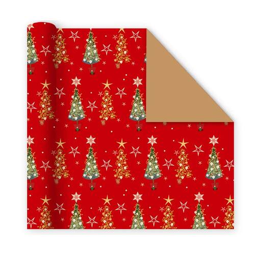 New Roll Christmas Packaging Paper  Christmas Tree Gift Wrap