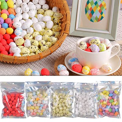 2x2.5cm 50pcs Easter Egg Decorations Small Speckled Eggs Toy
