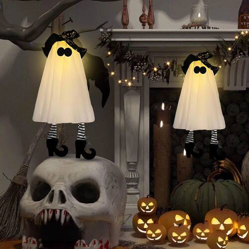 Halloween decoration LED Light Up Witch Ghost for Party Home