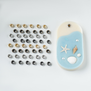 以沫手作手工diy香薰蜡片用金属扣眼防锈持久室内香薰蜡牌工具