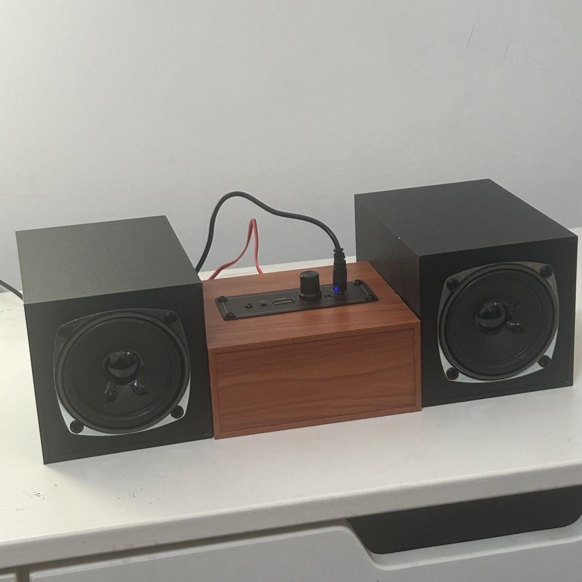 声丽美无线蓝牙功放功放机播放外音输入HIFI发烧音响音箱套装