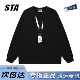 STA旗舰店美式 潮牌小众设计感长袖 男女复古高街重磅纯棉情侣卫衣