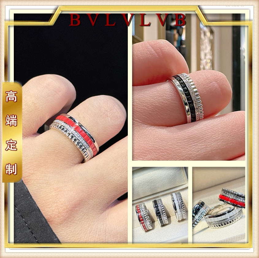 BVLVLVB高端陶瓷转动戒指戒指/指环
