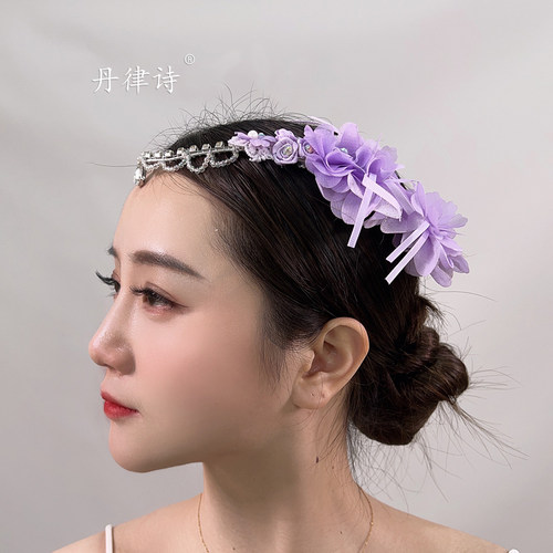 手工打造芭蕾头饰丹律诗出品