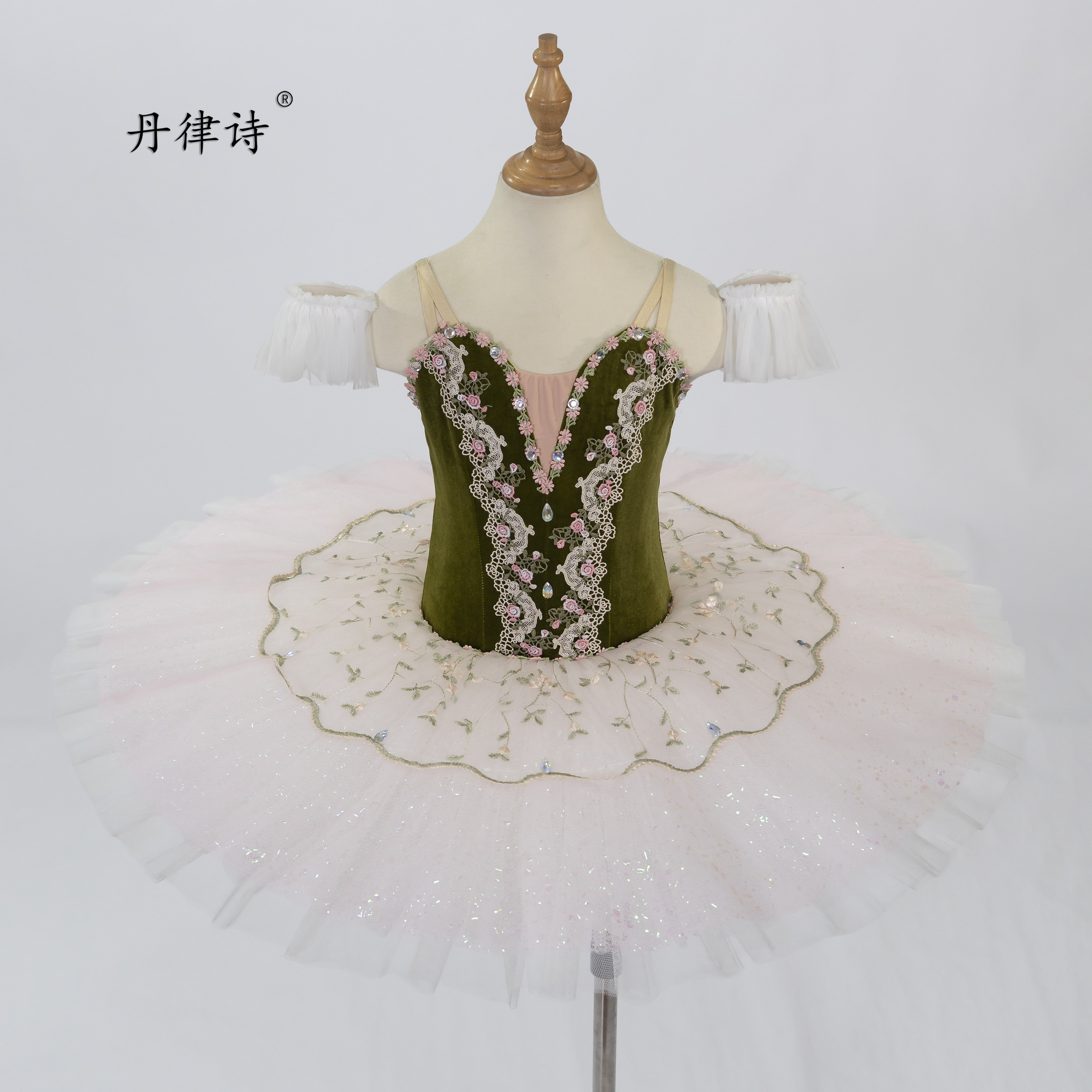 【丹律诗】简易款儿童成人芭蕾舞tutu裙睡美人变奏PDE比赛演出服