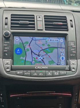 适用丰田13十三代皇冠中控安卓大屏全景倒车蓝牙导航记录仪一体机