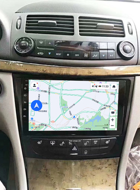 奔驰W211 W219 E系中控安卓大屏导航360全景倒车记录仪一体车机