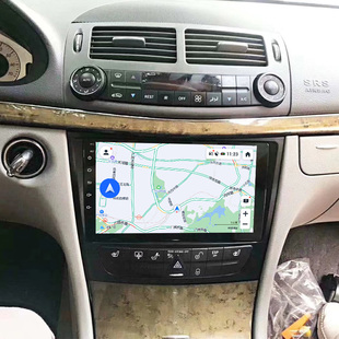 奔驰W211 W219 E系中控安卓大屏导航360全景倒车记录仪一体车机