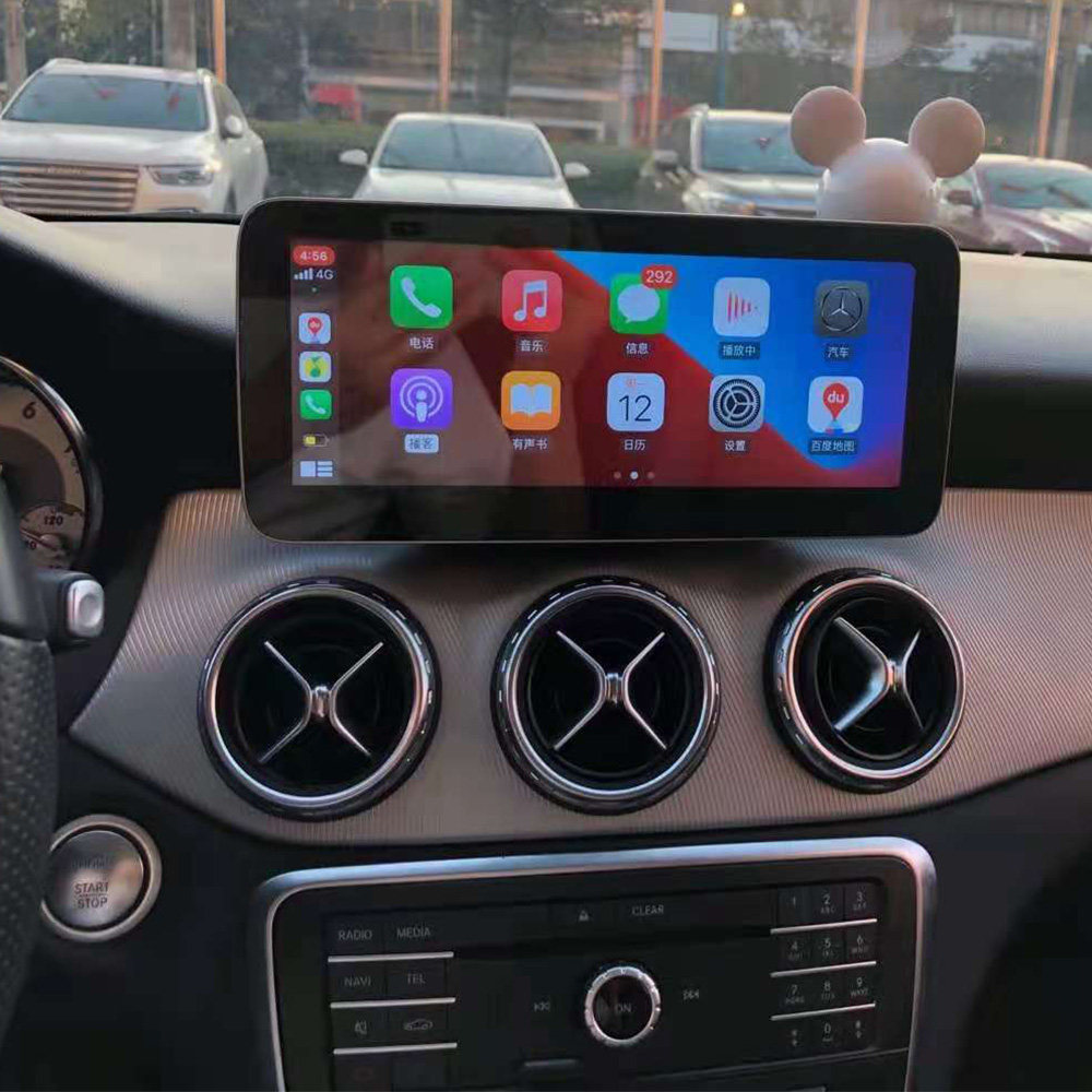 奔驰GLCCLAGLA中控安卓大屏360全景高德蓝牙导航记录仪专用一体机