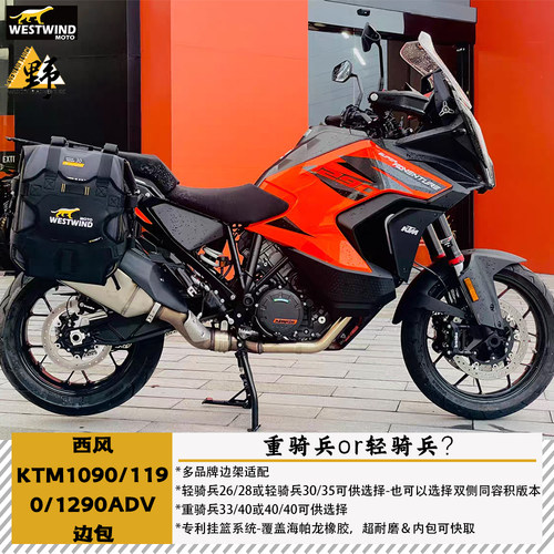 西风KTM1290ADV边包边架固定