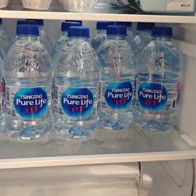 【张艺兴代言】青啤优活饮用水330ml*20瓶整箱小瓶纯净水非矿泉水