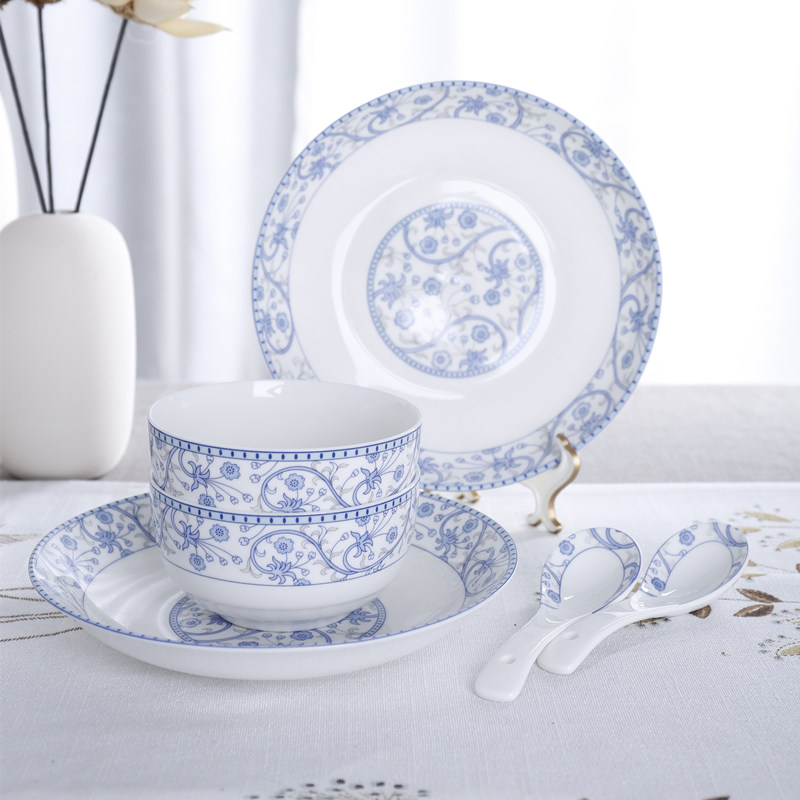 民生逐鹿陶瓷家用盘碟芙蓉争艳中式简约菜碟大鱼盘圆盘深盘可微波,餐饮具,盘,淘宝优惠券,粉丝福利购,淘宝优惠卷