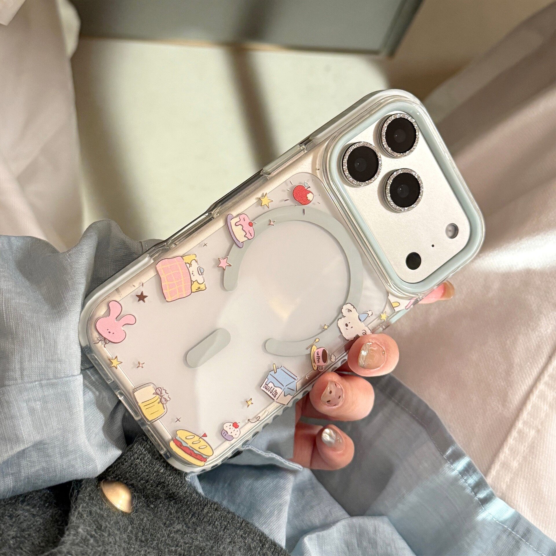 适用苹果17promax手机壳不包镜头iPhone16无摄像保护女生超好看15软硅胶全包防摔防撞条14新款13透明网红超火